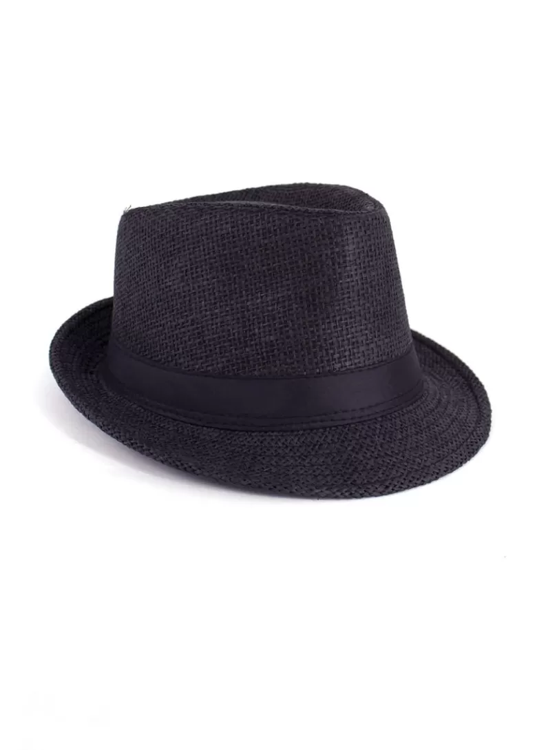 Chapeaux / Bonnets*Coton Du Monde Borsalino Noir