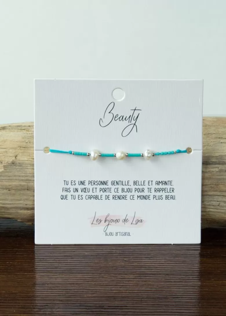 Bijoux Fantaisie | Robes*Coton Du Monde Bracelet artisanal Beauty Turquoise