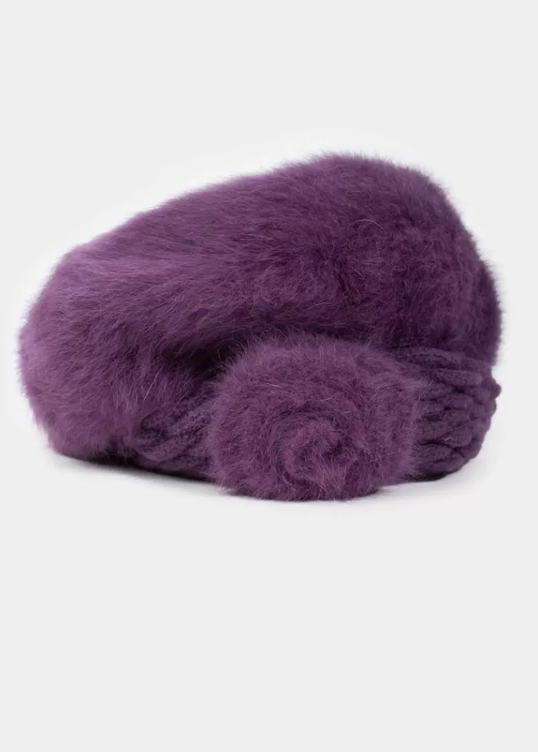 Chapeaux / Bonnets*Coton Du Monde Béret Violet