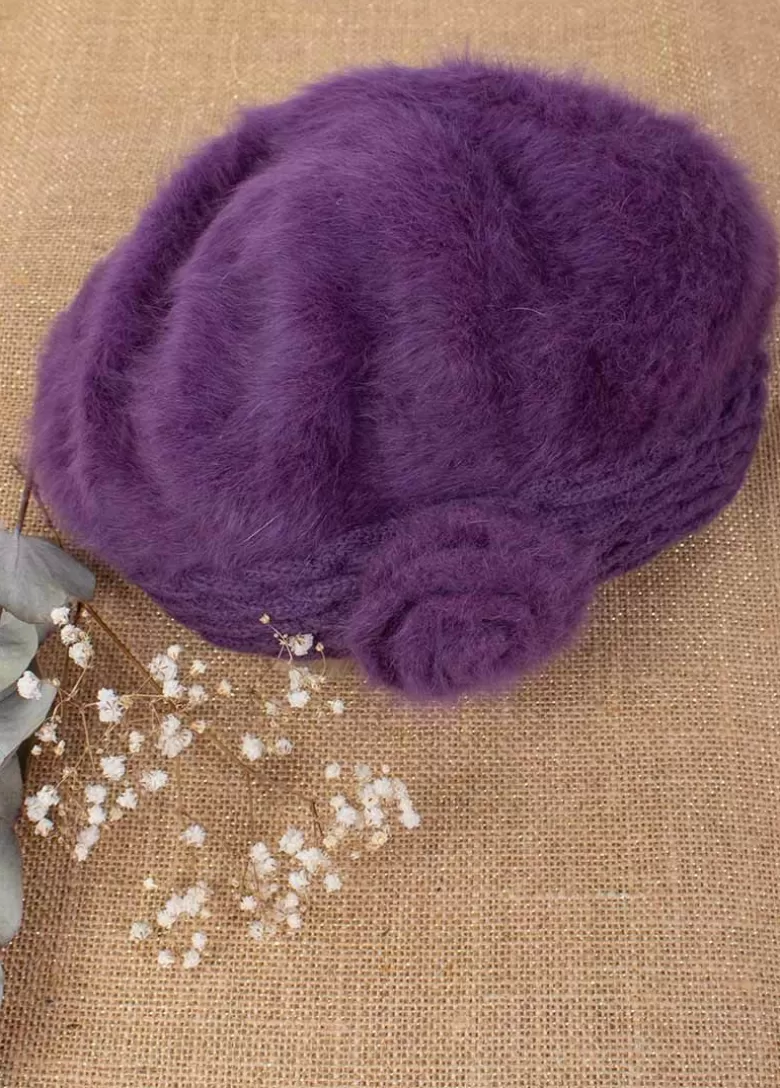 Chapeaux / Bonnets*Coton Du Monde Béret Violet