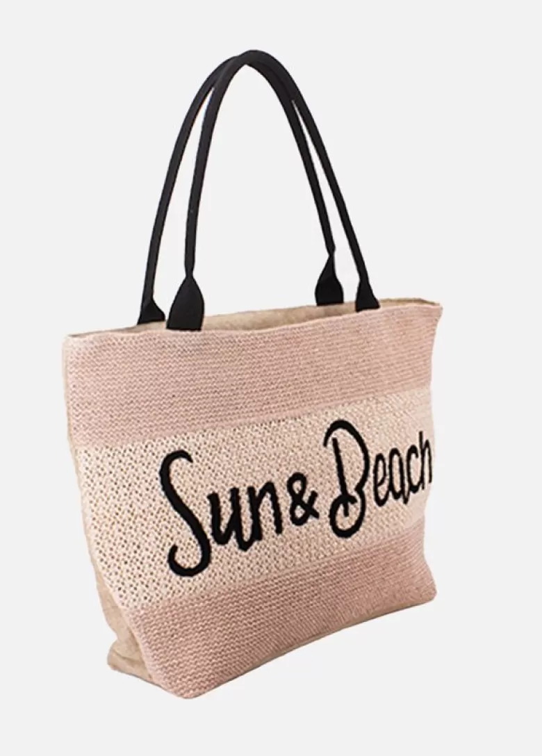 Sacs*Coton Du Monde Sac de plage en toile AMELIA Rose